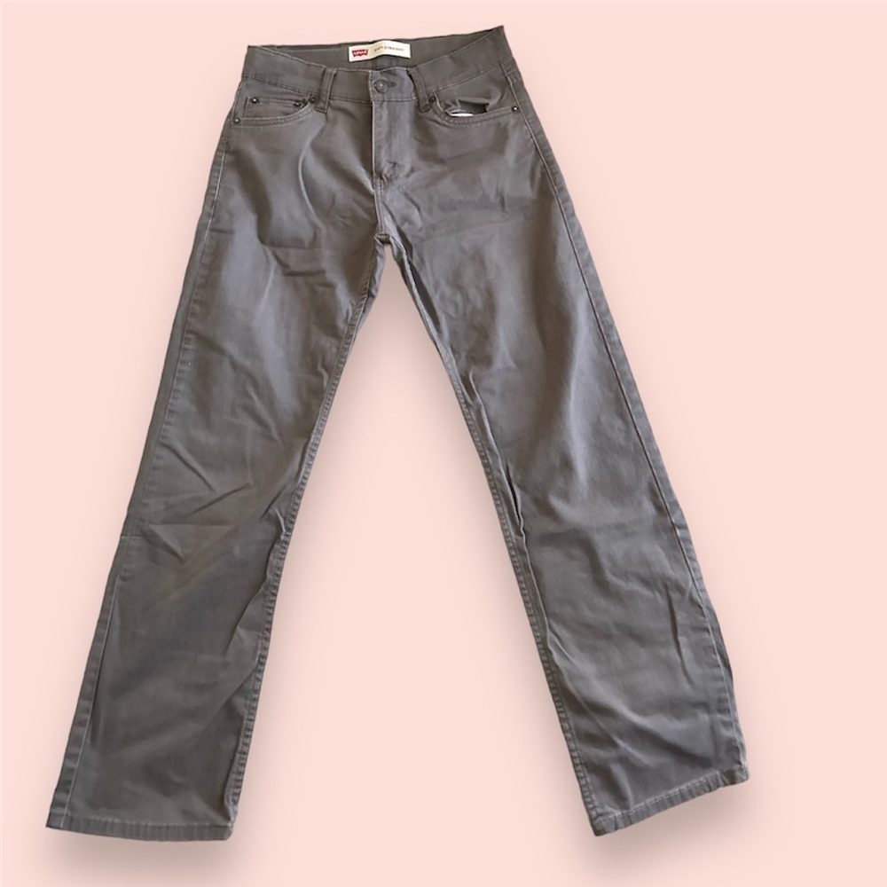 Kids Levis Gray Jeans 514 Straight